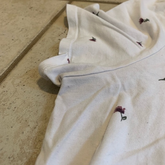 Reitmans R Essentials White Floral T-shirt XXL - Picture 6 of 8